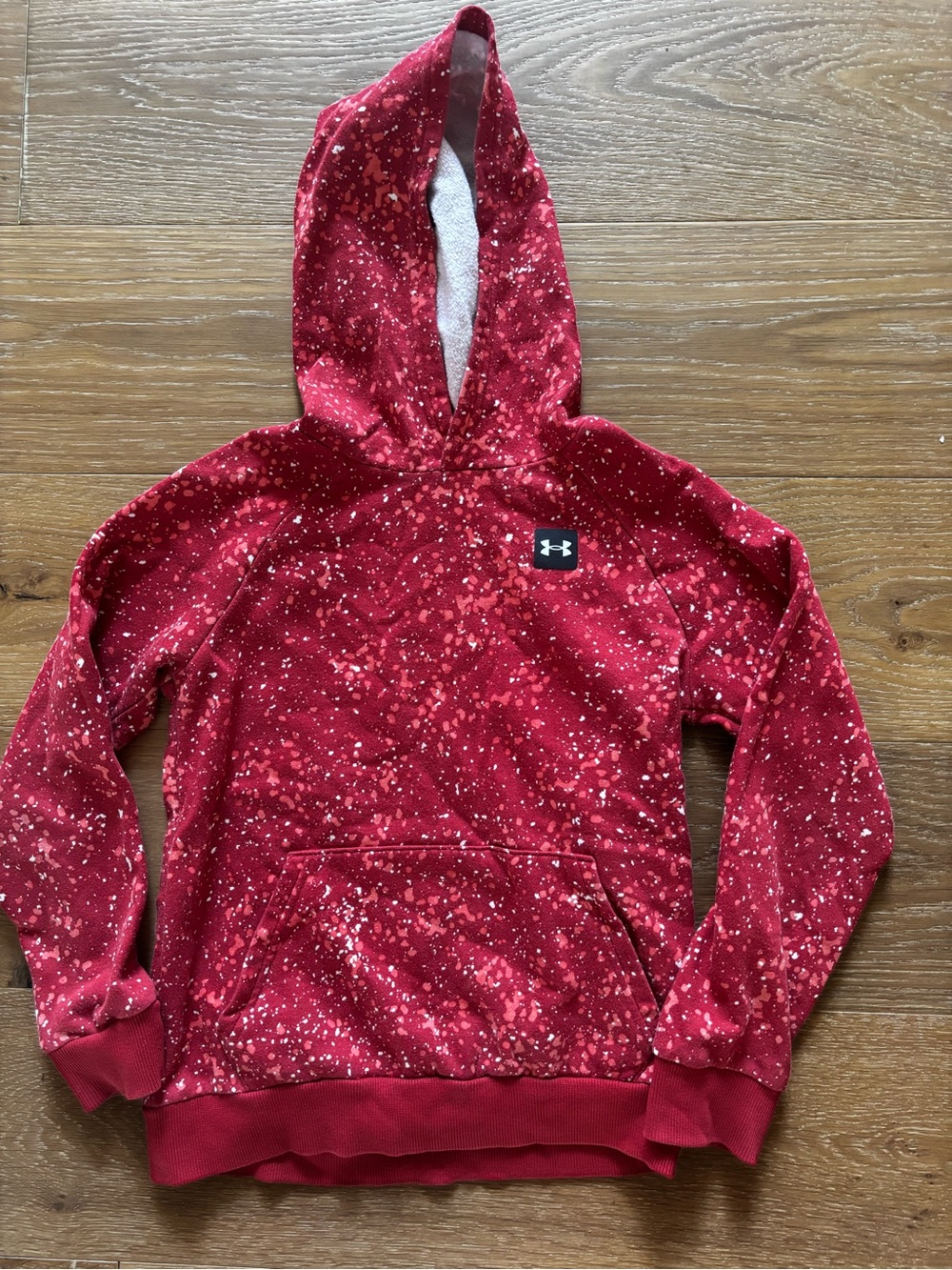 Under Armour Kids Red splatter hoodie